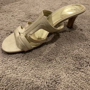 Retro Gold Mootsie Tootsie Sandals
